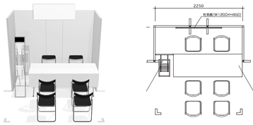ブースサイズ
