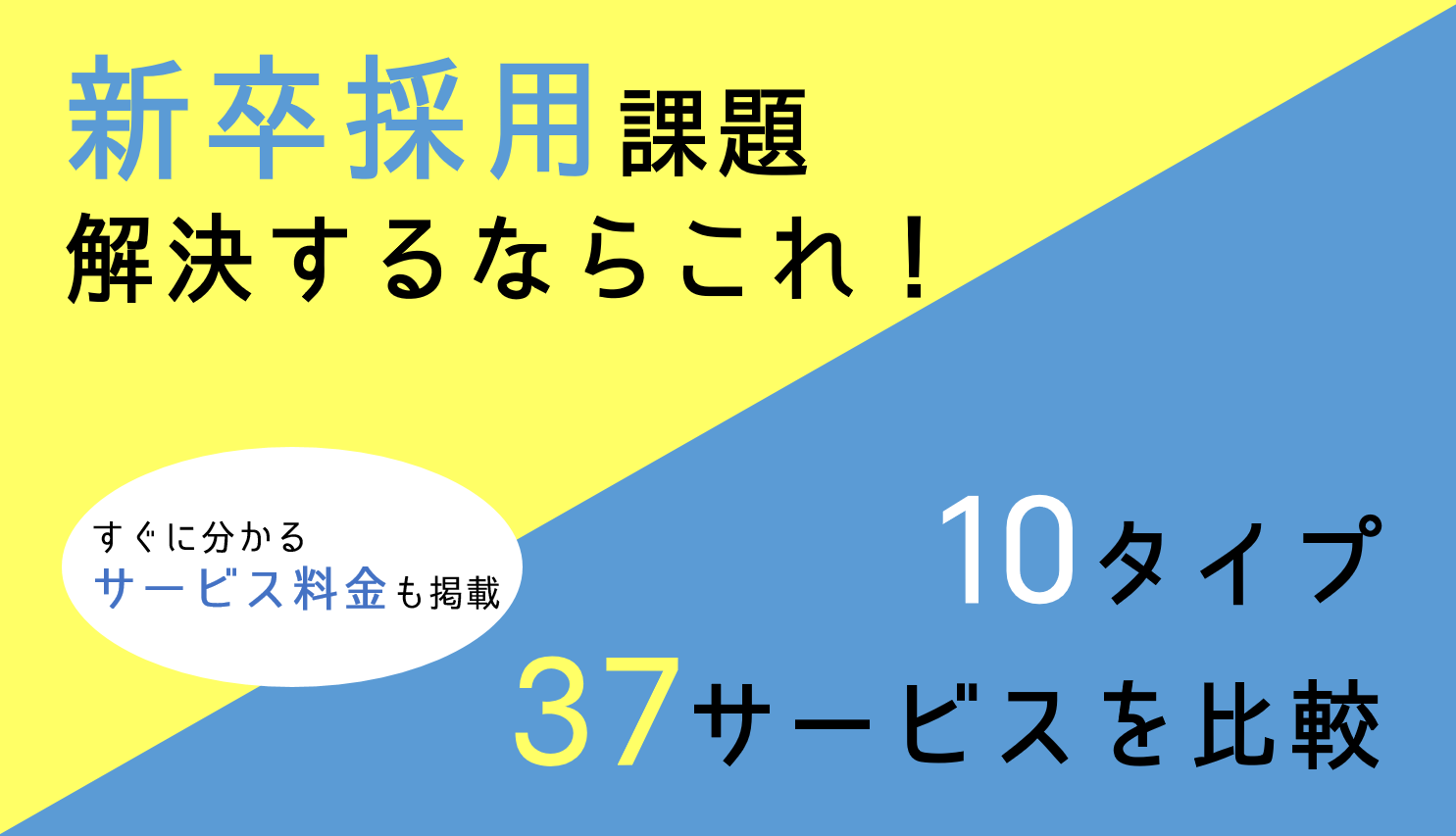 新卒採用の料金 特徴をご紹介 10タイプ 36サービスを比較 ネオキャリア 採用支援サービスポータルサイト