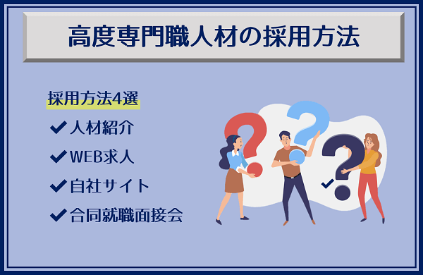 高度専門職人材の採用方法