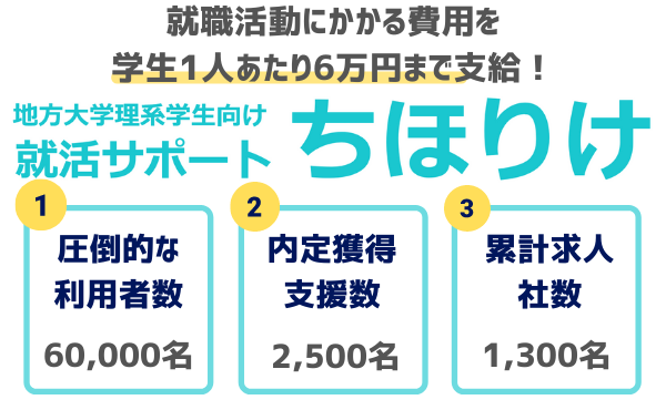 ちほりけ 地方理系学生紹介 地方理系学生に特化した人材紹介サービス 料金 特徴をご紹介 ネオキャリア 採用支援サービスポータルサイト