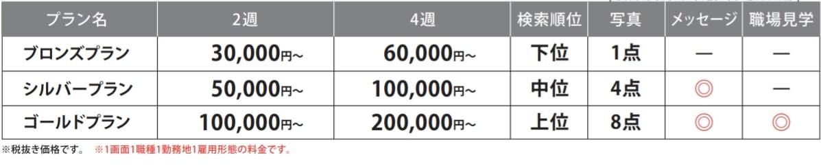 ディースターNETの料金