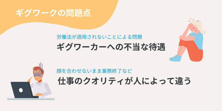 ギグワークの問題点