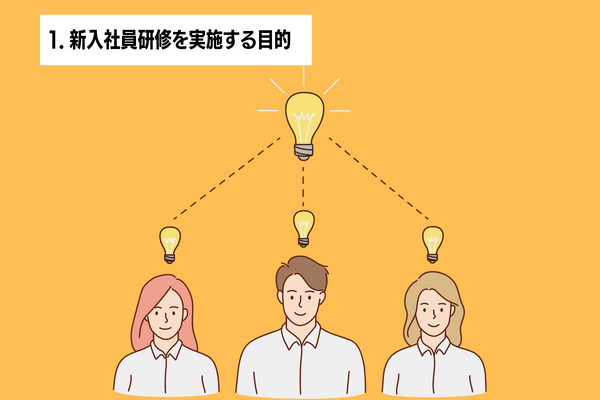 新入社員研修を実施する目的