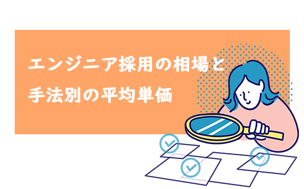 エンジニア採用の相場と手法別の平均単価