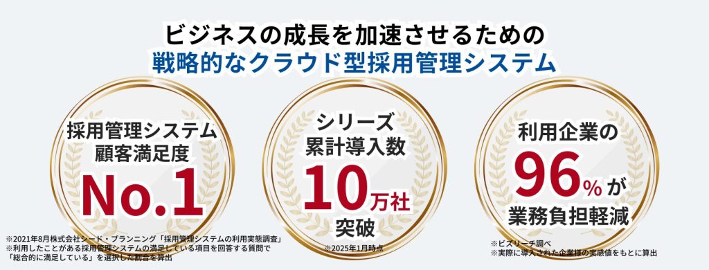 ビジネスの成長を加速させるための戦略的なクラウド型採用管理システム