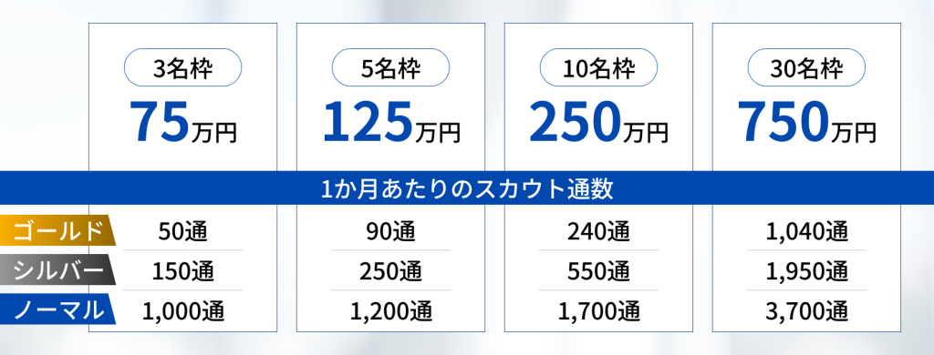キミスカの掲載料金の概要